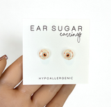 Creepy Eyeballs stud earrings hypoallergenic made in the USA by Ear Sugar