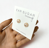 Creepy Eyeballs stud earrings hypoallergenic made in the USA by Ear Sugar