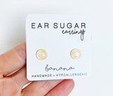 Banana yellow surgical steel earrings by Ear Sugar