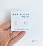 Banana yellow surgical steel earrings by Ear Sugar