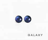 Galaxy shimmer space earrings by Ear Sugar hypoallergenic surgical steel