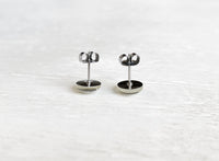 Twilight purple shimmer surgical steel earrings by Ear Sugar made in the USA