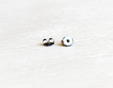 Skyline blue dot earrings by Ear Sugar