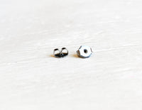 Neon Orange surgical steel earrings by Ear Sugar