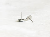 Blue Steel hypoallergenic stud earrings by Ear Sugar