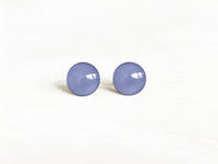 Blue Dream simple comfortable blue dot earrings by Ear Sugar