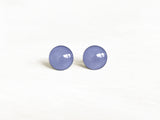 Blue Dream simple comfortable blue dot earrings by Ear Sugar