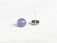Blue Dream simple comfortable blue dot earrings by Ear Sugar