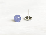 Blue Dream simple comfortable blue dot earrings by Ear Sugar