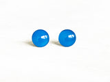 Royal Blue surgical steel earrings by Ear Sugar made in the USA