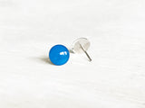 Royal Blue surgical steel earrings by Ear Sugar made in the USA