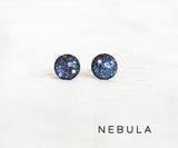 Nebula space glitter earrings by Ear Sugar hypoallergenic